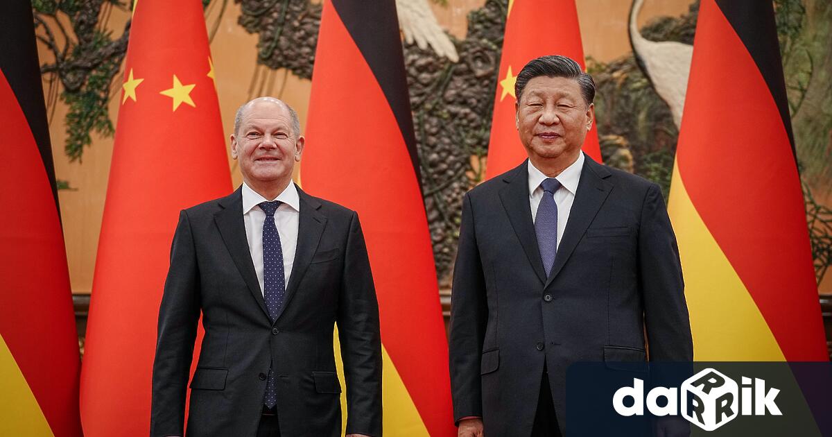Германският канцлер Олаф Шолц се среща с китайския президент Си