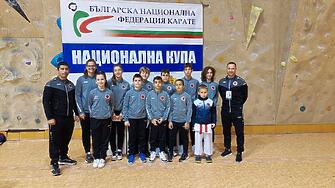 Състезатели на СК Дарис с успехи на Национална Купа България по