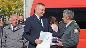 Кметът на Варна Иван Портних и директорът наГлавна дирекция Пожарна безопасност