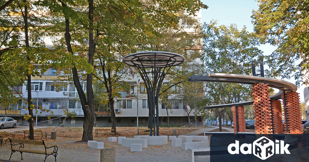 Облагородени са междублоковите пространства в ж.к. Трошево“ в карето, заключено