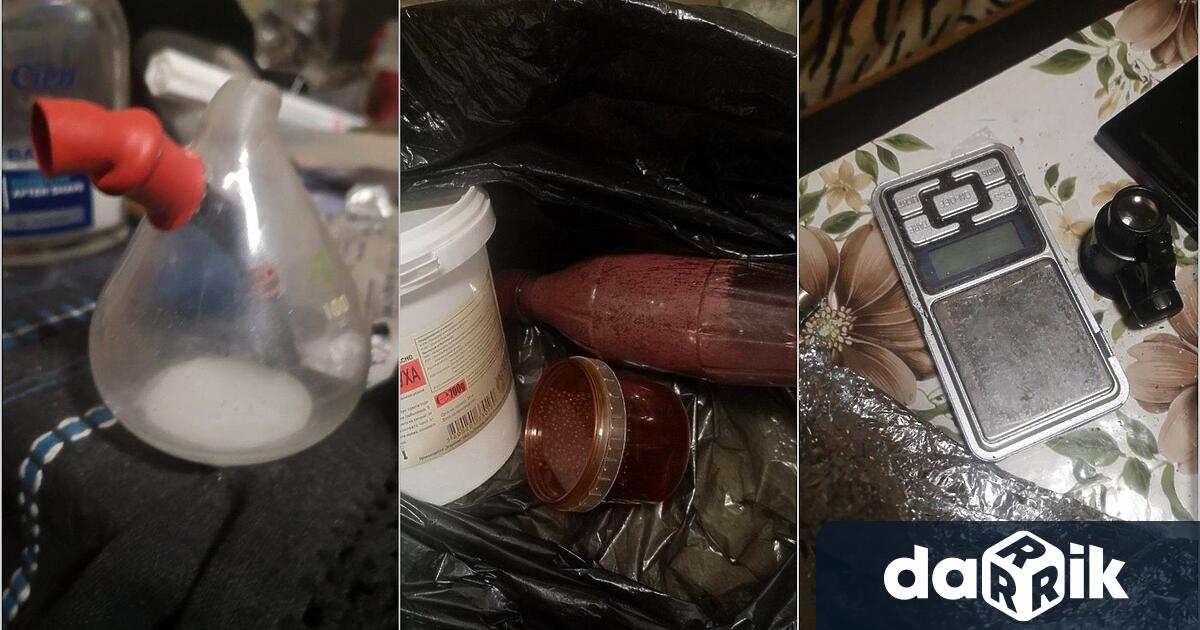 54-годишен мъж е задържан за производство и държане на наркотици