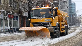 335 снегорина са в готовност да почистват улиците в София