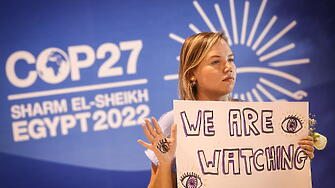 На Световната среща на върха за климата COP27 вЕгипетсутринта в
