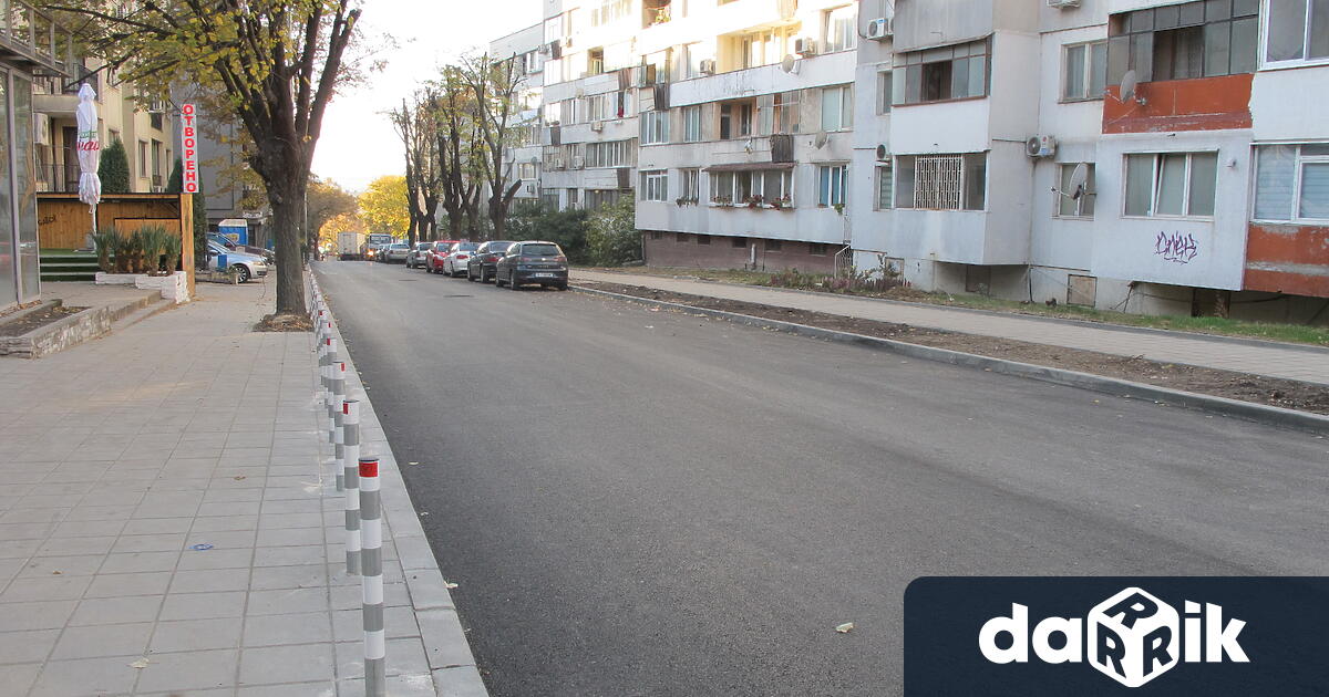 Приключваремонтът на улица Дубровник“ в район Приморски, съобщиха от дирекция