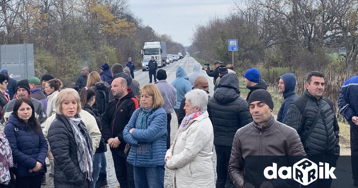 За около 10 минути на 23-ти ноември беше блокирано движението