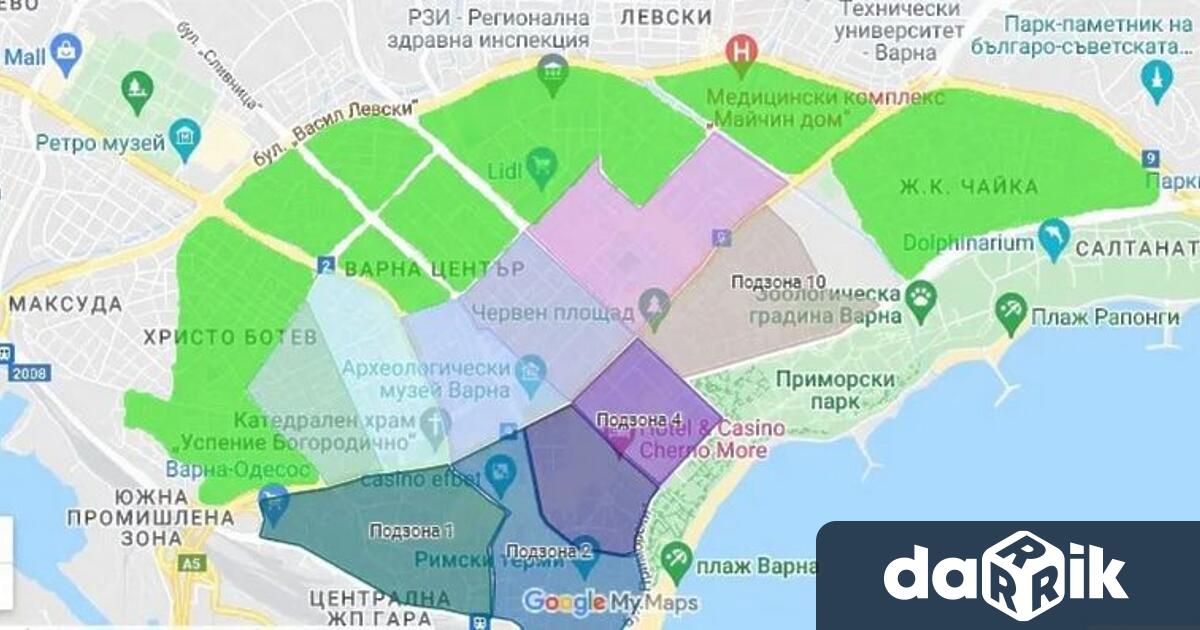 Въвеждането на зелената зона във Варна се отлага за пролетта