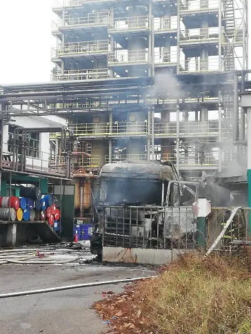 РИОСВ: Няма опасност за околната среда след инцидента в Източна промишлена зона в Русе
