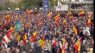 Десетки хиляди привърженици на крайнодясна партия Вокс участваха в демонстрации