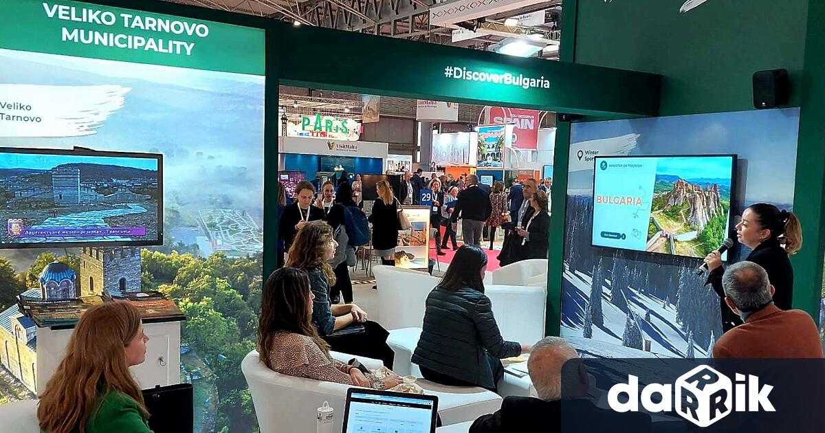 За първи път Велико Търново е представен със свой щанд