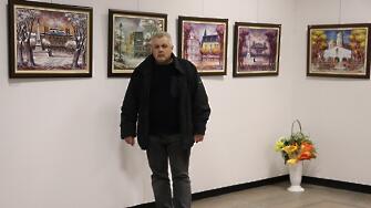 Николай Колев откри вчера вечерта 48 ата самостоятелна изложба в залата