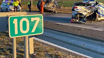 35 годишният полицай пострадал при катастрофа на 107 и км на