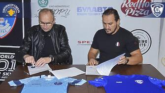 Спартак Варна сключи първия официален договор за сътрудничество с ДФК