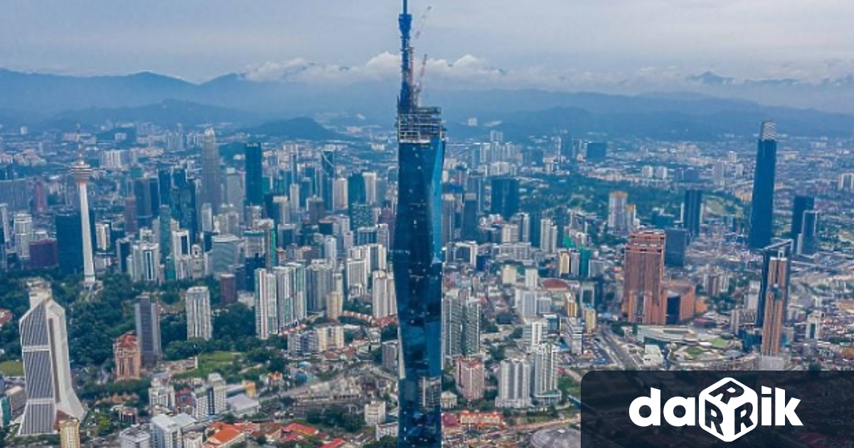Небостъргачът Merdeka, намиращ се в Малайзия,зае второто място сред най-високите