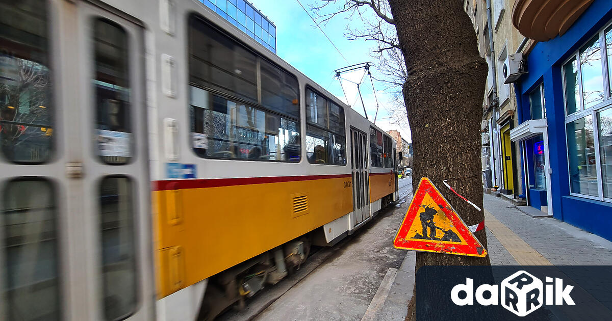 От утре пускат част от ремонтираната линия на трамвай №5