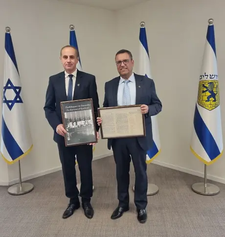 Петър Паунов е на официално посещение в Израел по покана на кмета на Йерусалим     
