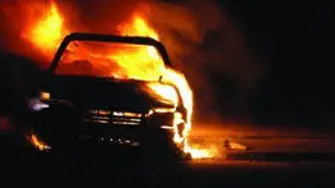 Автомобил се запали в землището на с. Иново