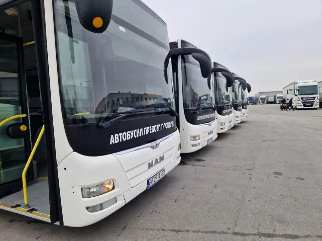 Нови автобуси тръгват по линиите на градския транспорт в Пловдив