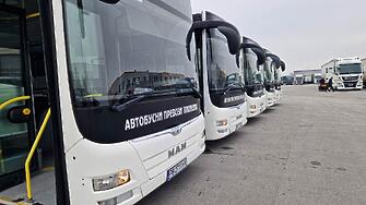 12 метрови нови автобуси тръгват по линиите на градския транспорт Новите