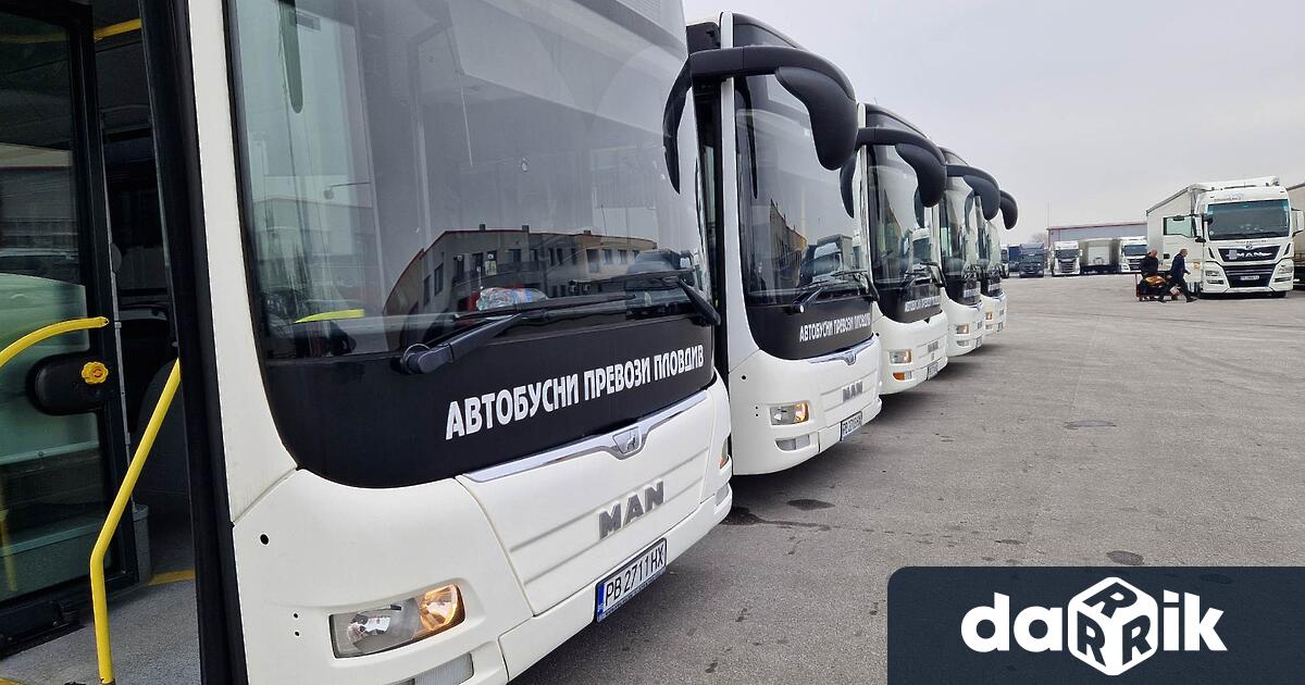 12-метрови нови автобуси тръгват по линиите на градския транспорт. Новите