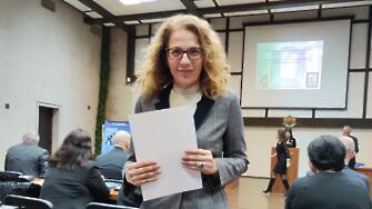 Прокурор Валентина Дачевска от Окръжната прокуратура във Варна получи награда