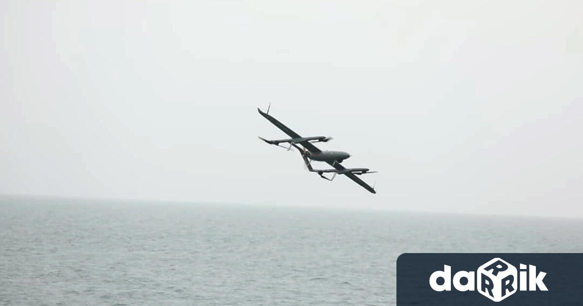 Дрон на турските военноморски сили е заснел кадри на които