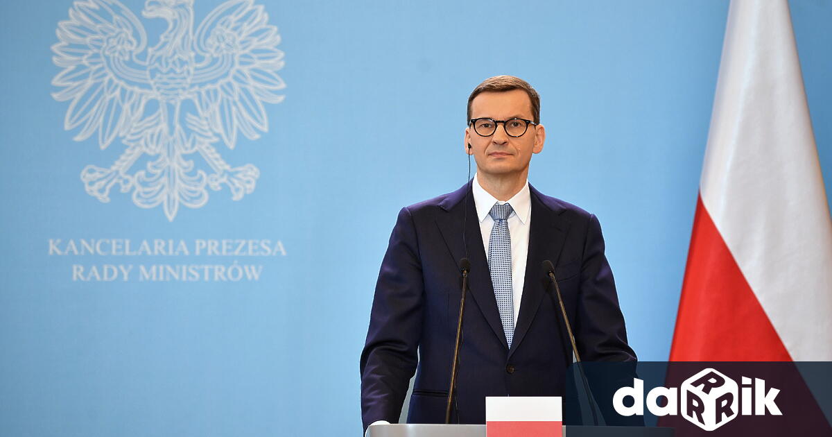 Полският премиер Матеуш Моравецки направи изказване вподкрепа на смъртното наказание