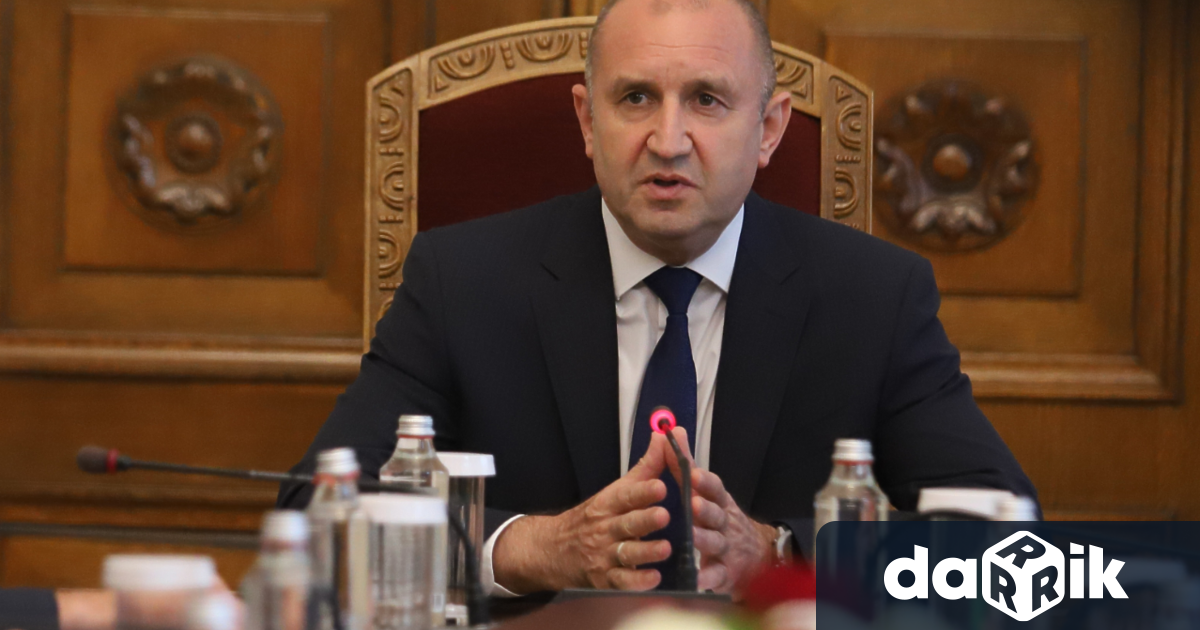 Президентът Румен Радев ще проведе среща с министъра на енергетиката