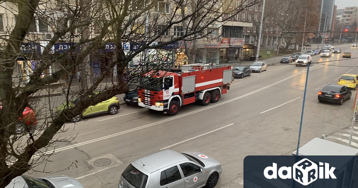 Сигнал за пожар в апартамент в Плевен на улица Ген
