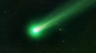 Зелена комета ще се появи на небето за първи път от 50 000 г.