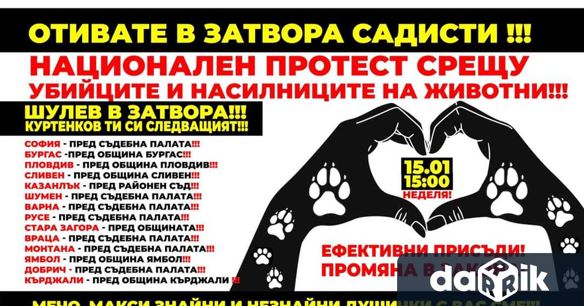 Протест срещу насилието над животни ще се проведе във Варна