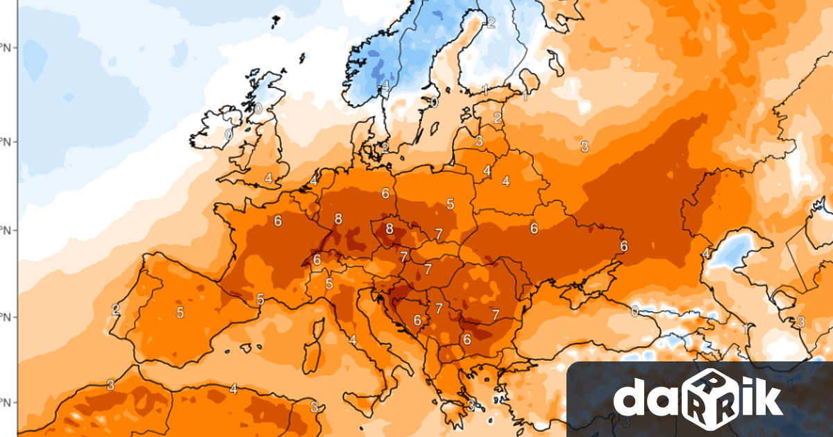 Миналото лято беше най горещото в Европа която беше обхваната от