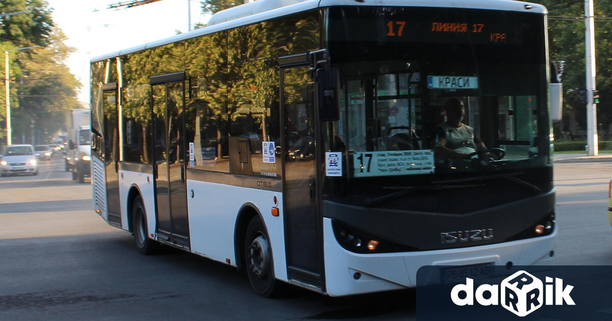 От днесградските автобуси по линия №17 възстановят маршрута си край