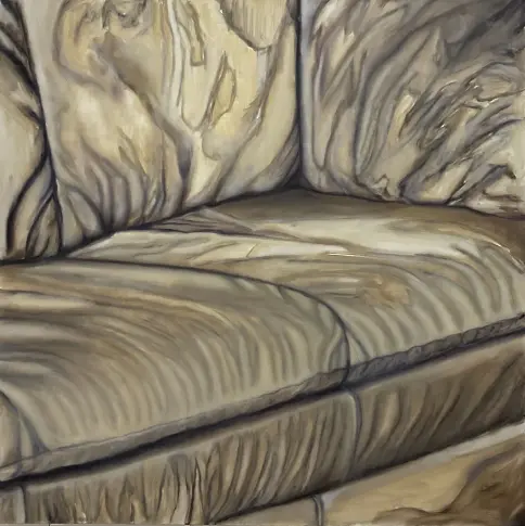 Американски художник представя дивана на Борисов и живота на мутрите в изложба