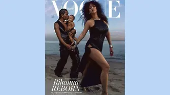 Бременната Риана блесна на корицата на Vogue (снимки)