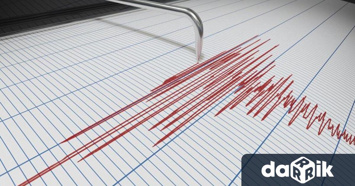 Земетресение с магнитуд 3.1 по скалата на Рихтер е регистрирано