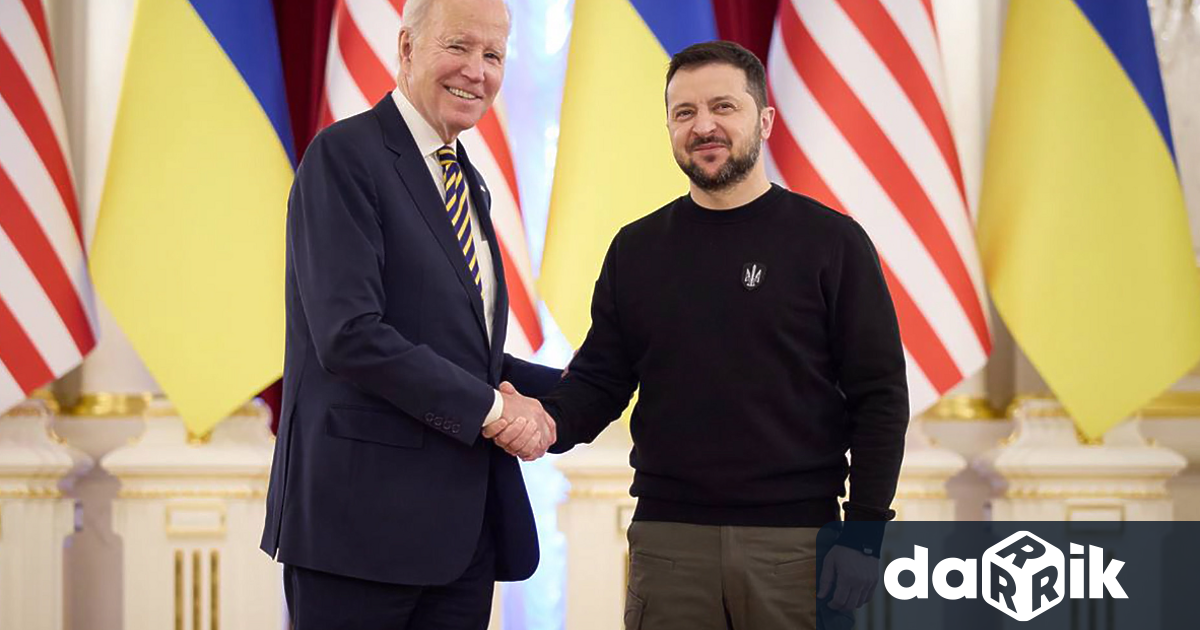 Президентът на САЩ Джо Байдън пристигна в Киев днес 20