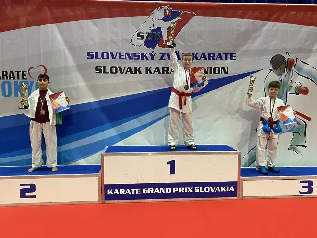 Ванеса Тодорова от КК Мак Доналд със златен медал на Гранд При Словакия