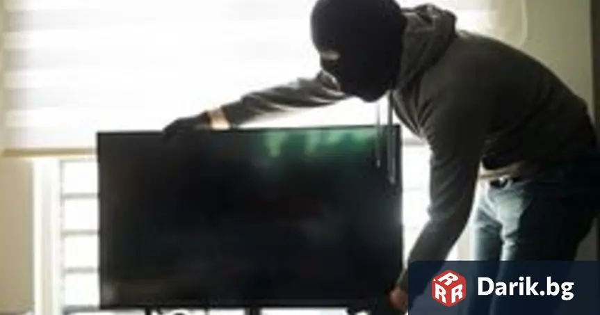Задържаха крадец на телевизор
