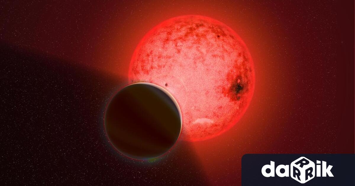 Астрономи откриха необичайно голяма планета обикаляща около малка звезда разположена