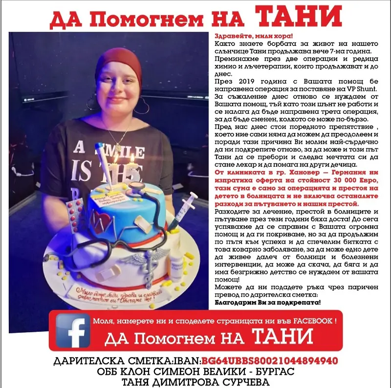 Близките на Тани за каузата, която обедини Бургас