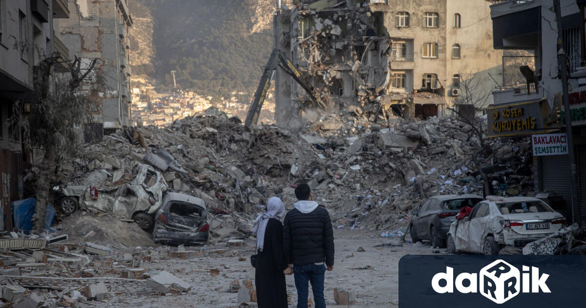 Двете големи земетресения ударили Турция на 6 февруари са причинили