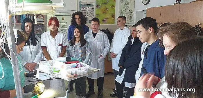Ученици от гимназията по ветеринарна медицина в Стара Загора стажуват в Спасителния център на „Зелени Балкани“