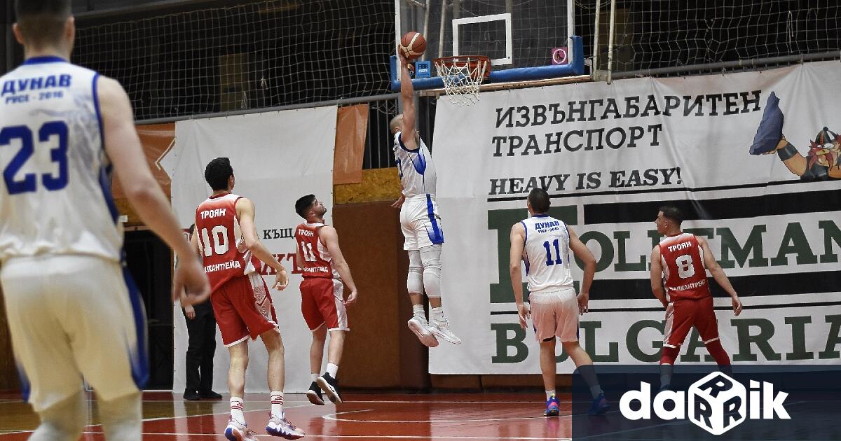 Баскетболният Дунав Русе спечели тежкото дерби срещу Чардафон Троян Русенци