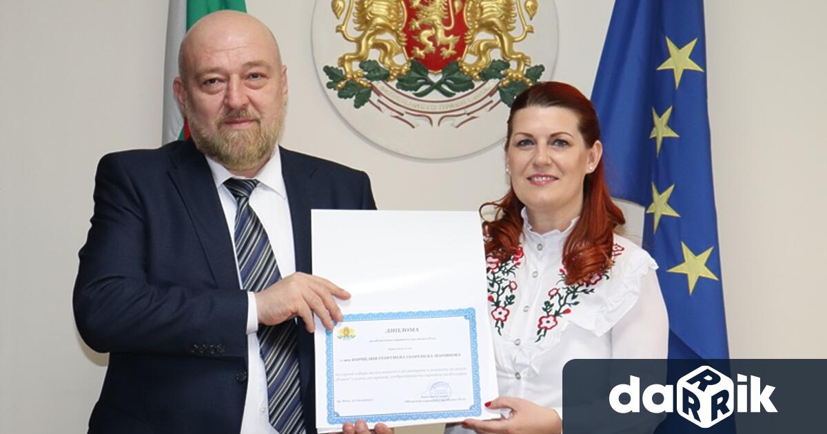 42-годишната Корнелия Георгиева-Маринова спечели обявения от Областна администрация – Русе