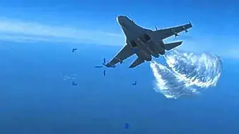 Кадри показват момента на разбиване на руски самолет в дрон над Черно море (видео)
