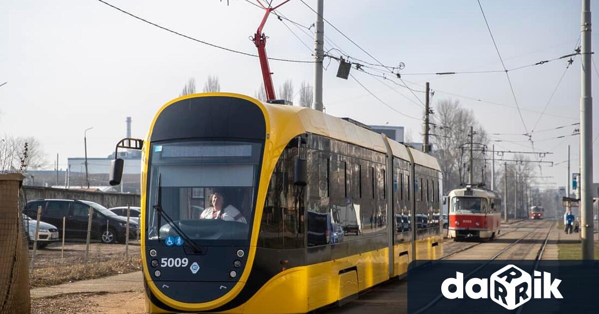 Киев се радва на нови трамваи и изцяло ремонтирано трасе