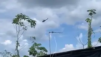 Хеликоптер се разби в Колумбия, загинали са четирима военни (видео)