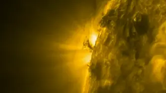 Слънчево торнадо беше забелязано от астрономи