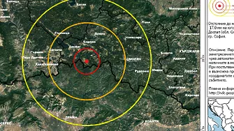 Земетресение в района на Борино 