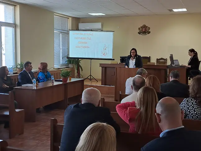 Годишно отчетно събрание се проведе в Окръжен съд - Плевен